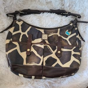 Dooney & Bourke Safari Giraffe Shoulder Bag